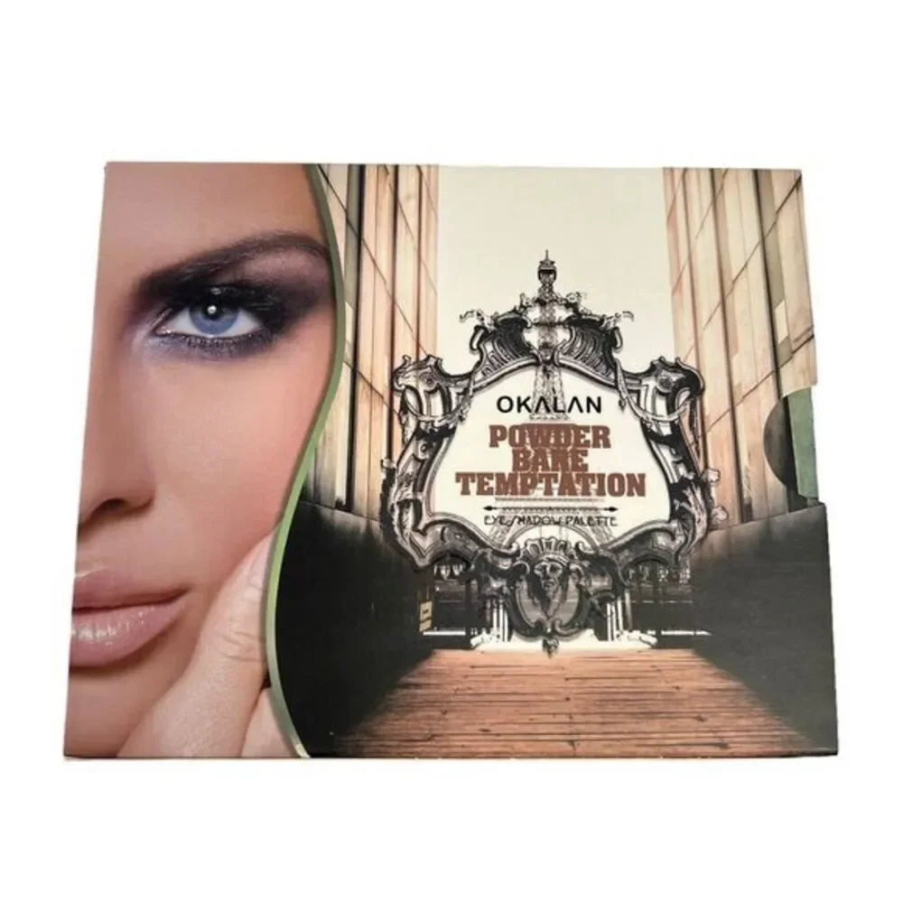 OKALAN POWDER BARE TEMPTATION Eyeshadow Palette 15‎ Color with mirror A Unused